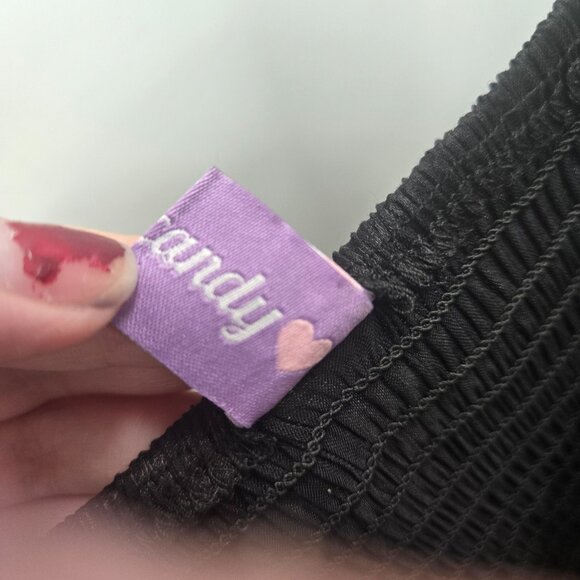 Hard Candy Gothic Lolita Steampunk Black Dress Multi-Layered Mini Dress 2x - Picture 11 of 12